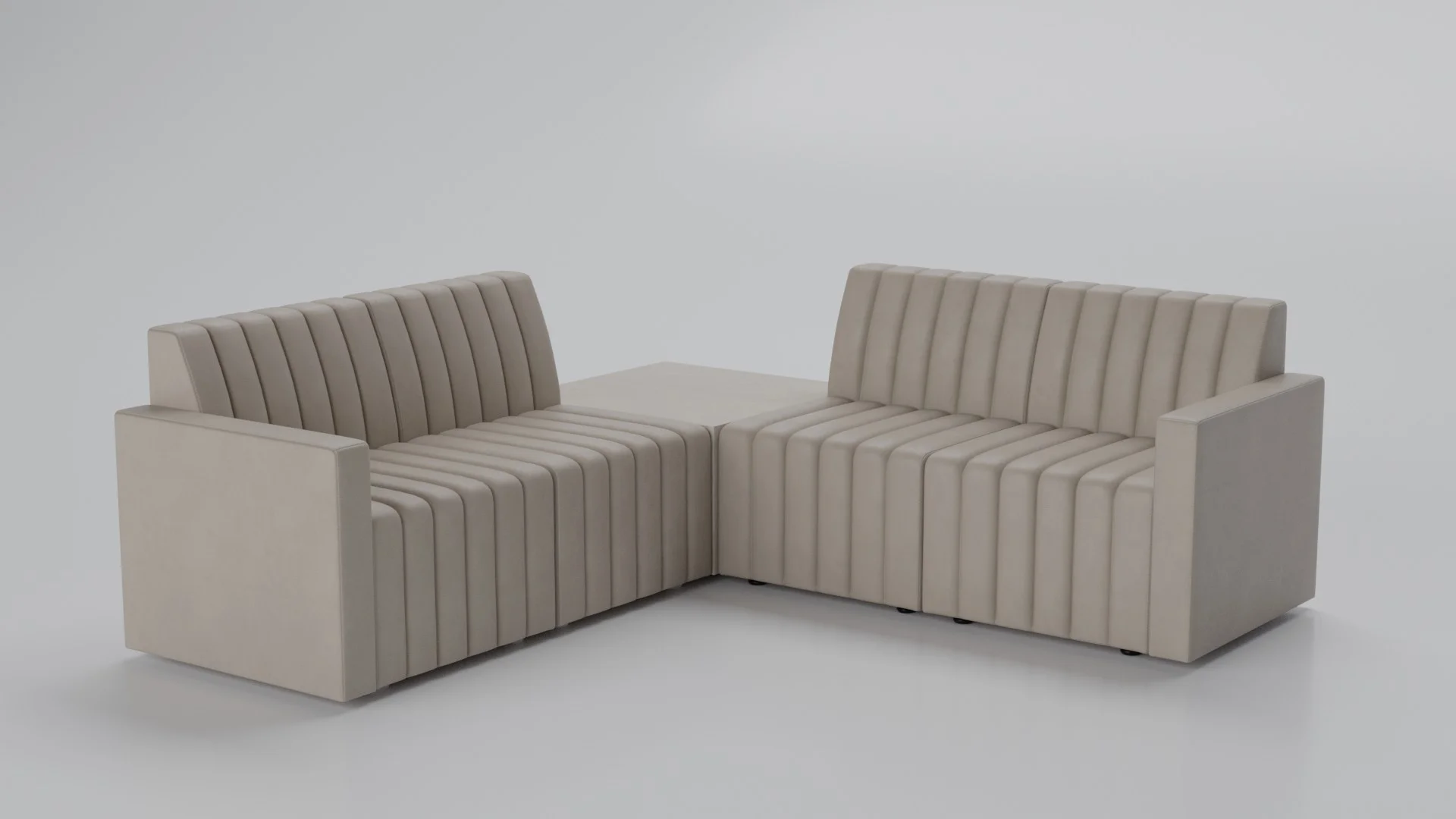 Commercial modular seating from the AA1 103 collection by Cria Furniture
